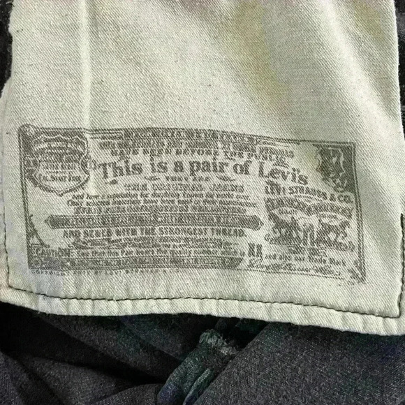 Unisex Original Levi’s 501 Black Denim Jeans  5 Pocket Design 36x30 - Picture 13 of 13